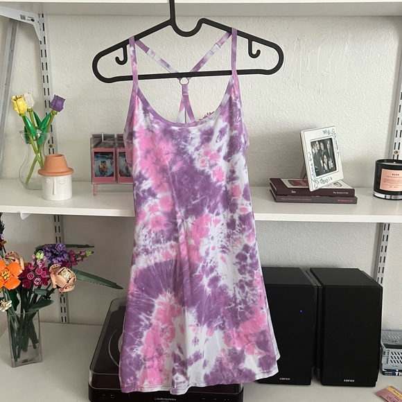 Outdoor Voices Exercise Dress in Maypop Tiedye - Picture 3 of 5